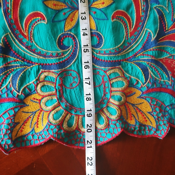 Flying Tomato Embroidery Boho Summer Dress Size S - Picture 15 of 17